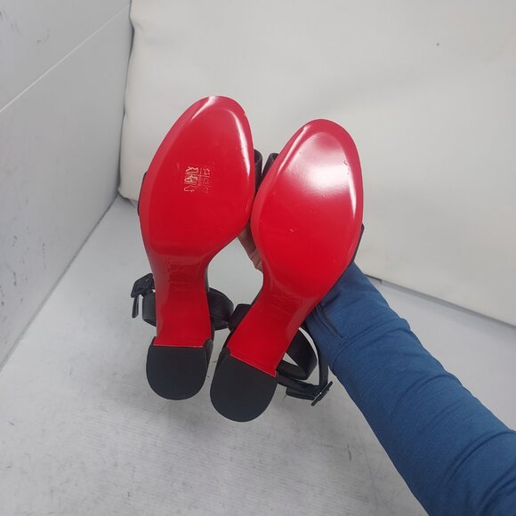 Christian Louboutin Black Miss Jane Sandal - Picture 2 of 13